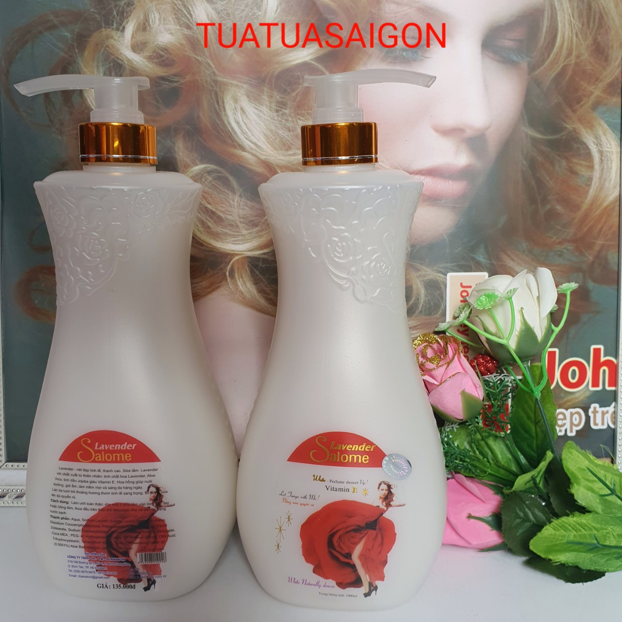 Sữa tắm trắng da Salome hương nước hoa pháp , sang chảnh ...