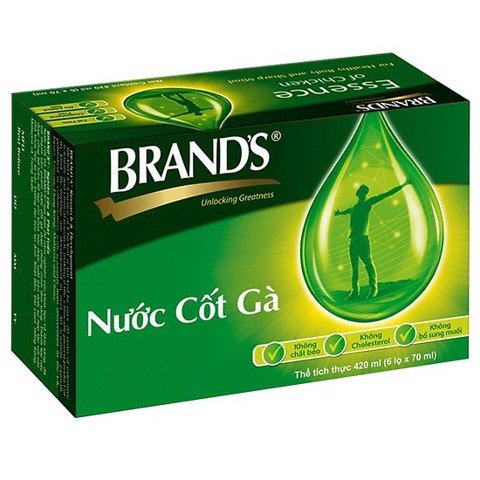 Nước Cốt Gà Brand's 70ml (12 Hủ) Thái lan