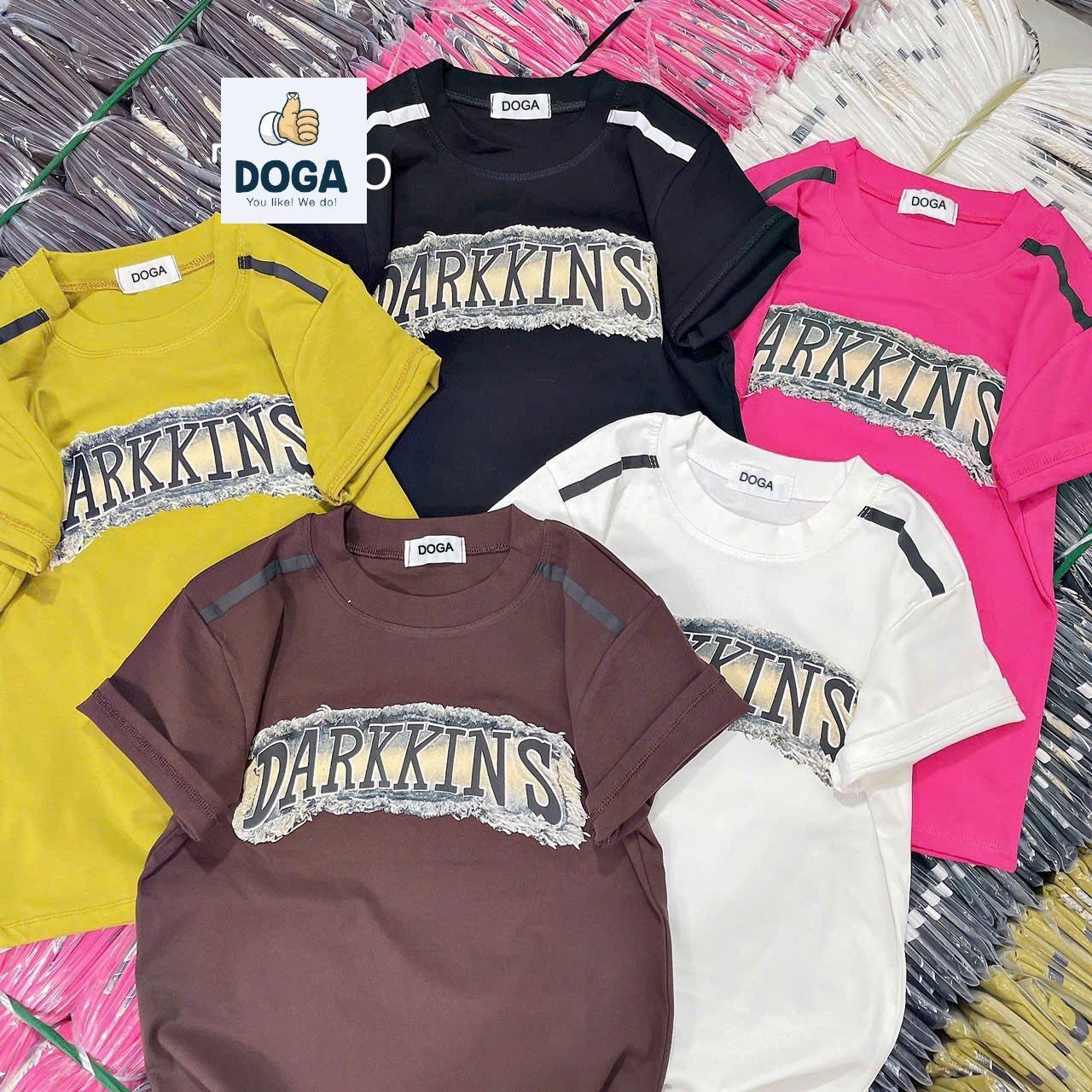 Áo Thun dáng baby tee có size 35kg đến 64kg chất BORIP COTTON Xịn in chữ không xù lông M160