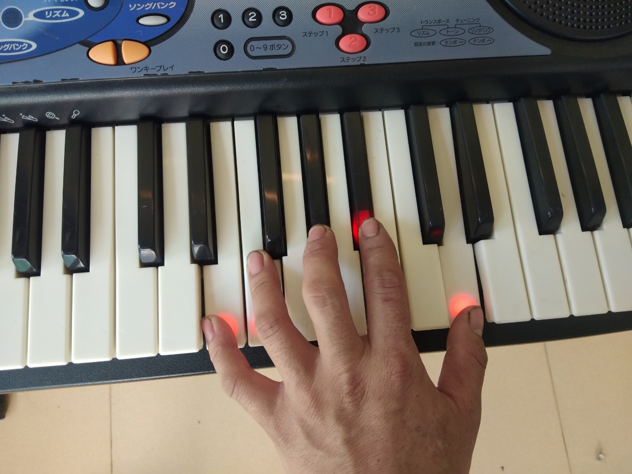 đàn organ casio lk36,phím sáng