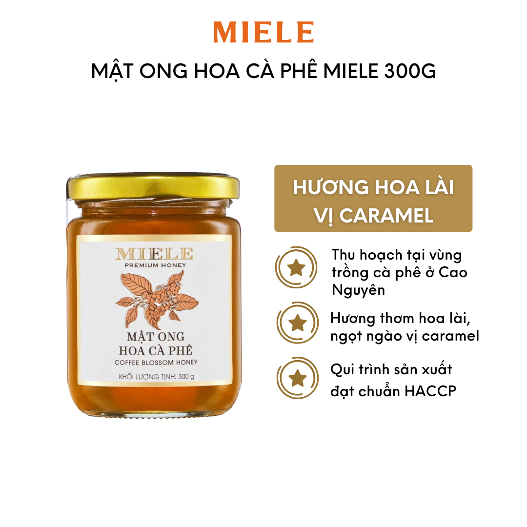 Mật Ong Hoa Cà Phê Miele 260g