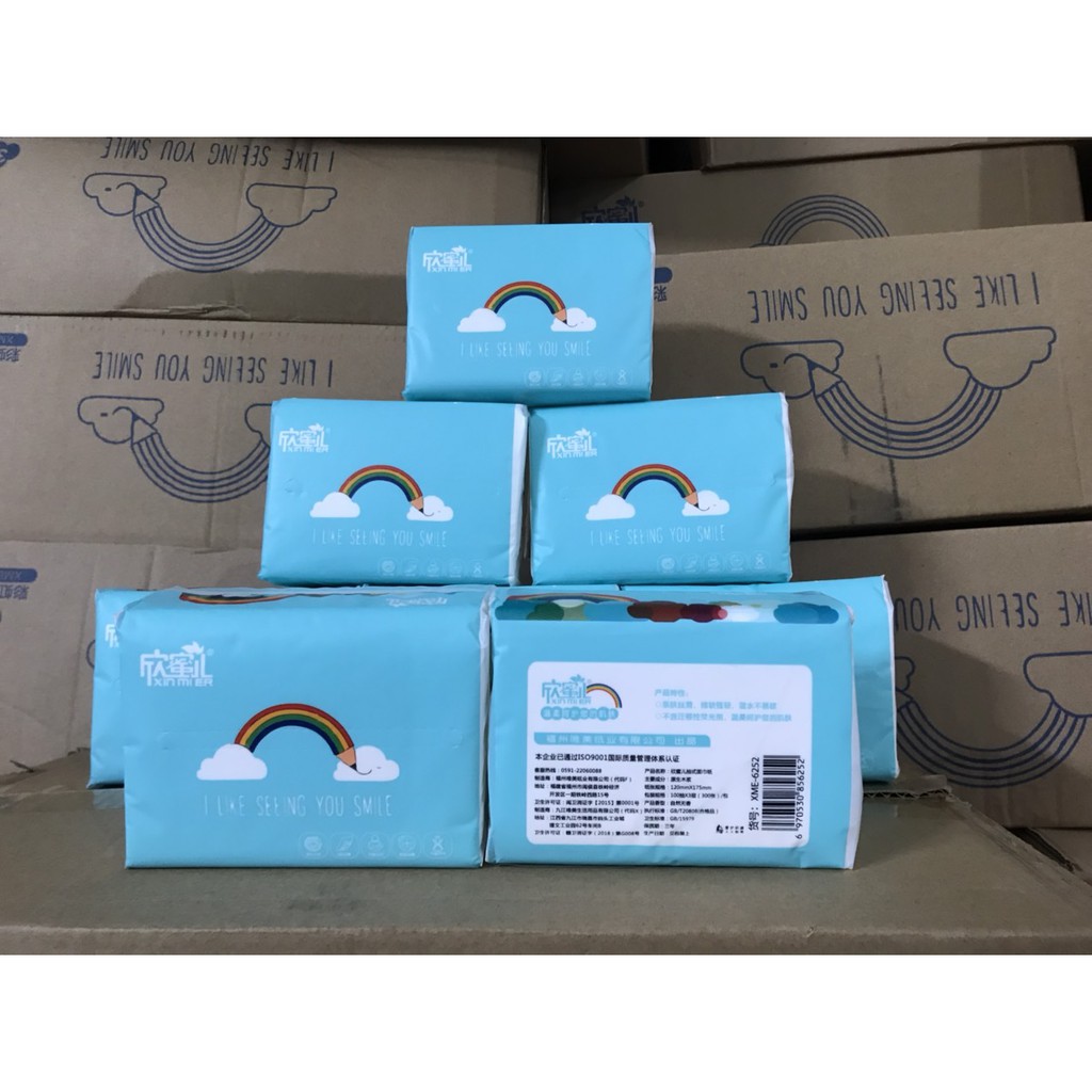 THÙNG 30 GÓI GIẤY ĂN CẦU VỒNG  SIÊU DAI