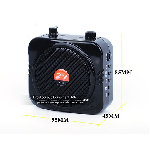 Loa Trợ Giảng SHUAE E366 Xịn, pin trâu  (Micro không dây)