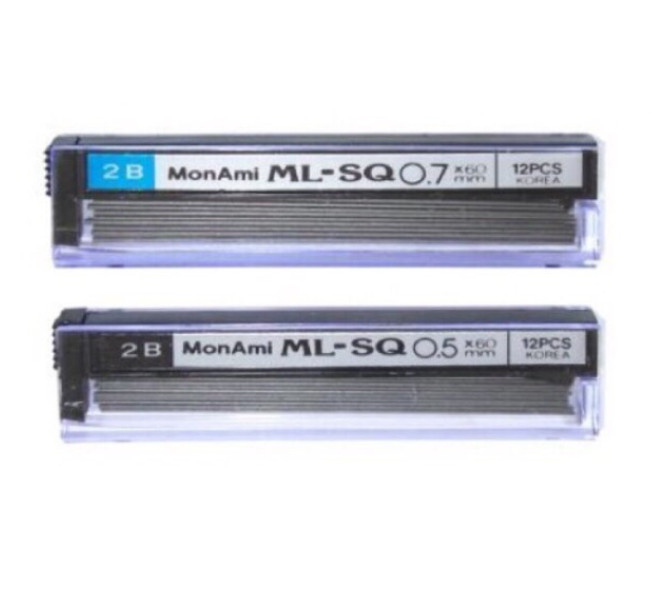 1 hộp ruột chì monami 0,5mm - hàn quốc