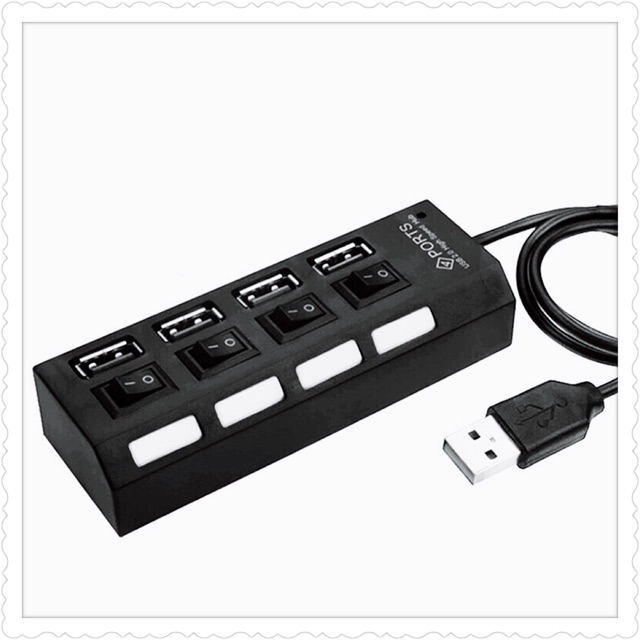 Hub chia 4 cổng usb có công tấc- LinDu Shop