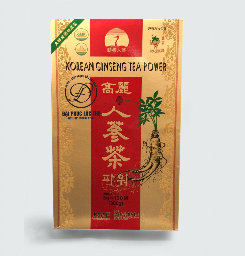 TRÀ SÂM HÀN QUỐC HIỆU CON CÒ 100 gói x 3g