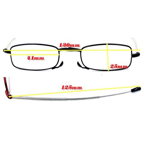 [HCM]Kính gập 868 màu đen tròng lão 2.5 độ