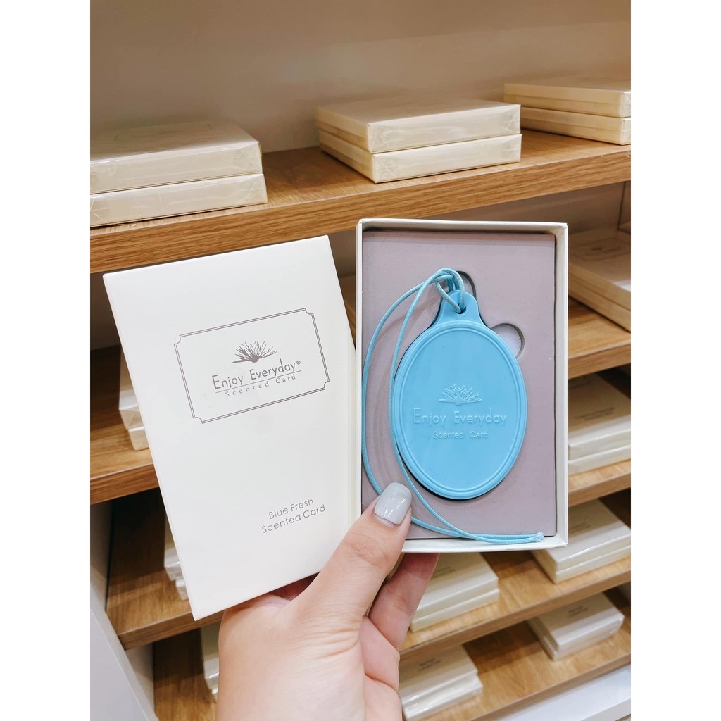 Nước hoa sáp treo tủ quân áo khử mùi ẩm mốc nước hoa khô thẻ thơm Enjoy Everyday nội địa Scented Card