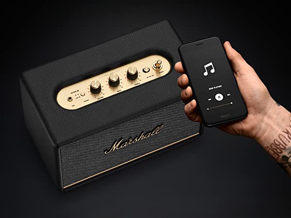 Marshall Acton III Bluetooth Home Speaker, Black