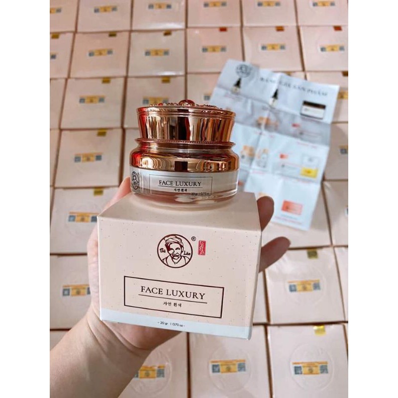 KEM FACE LUXURY SỮA DỪA & MATCHA – BÀ LÃO 20G