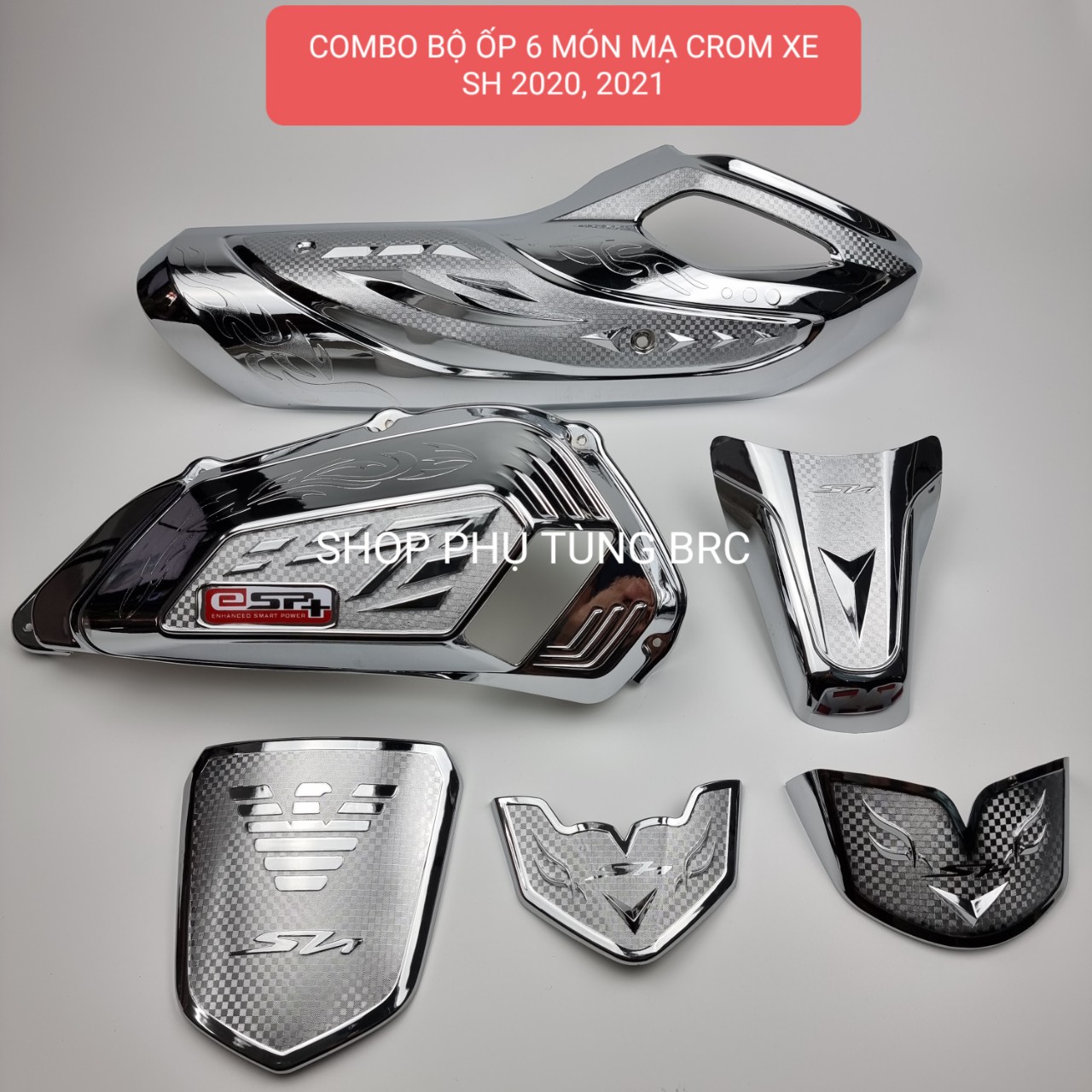 Combo 6 món ốp trang trí SH 2020, 2021  trở lên.