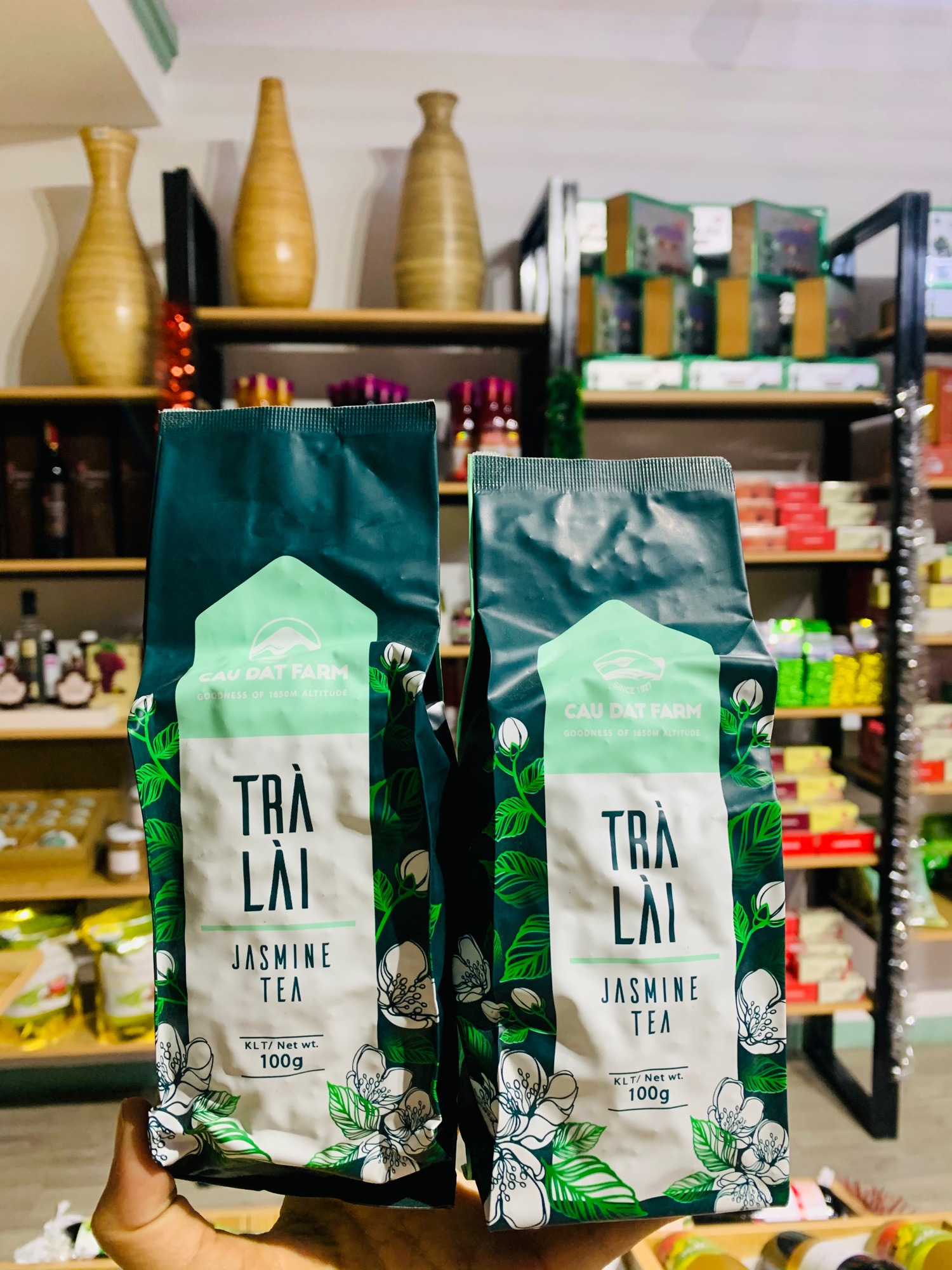 Trà Lài bao thiếc 100gr Cầu Đất Farm