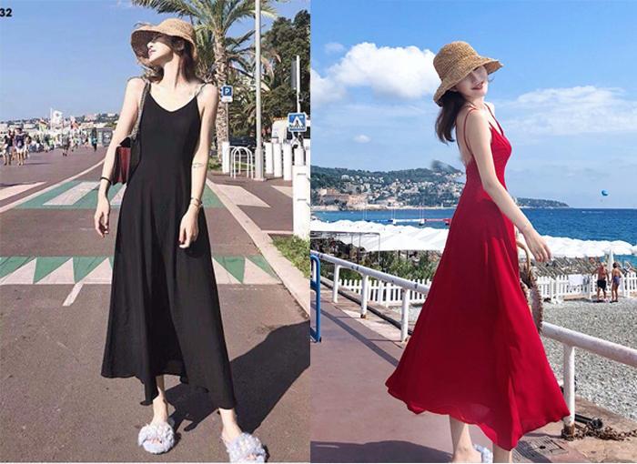 ĐẦM MAXI HỞ LƯNG GỢI CẢM