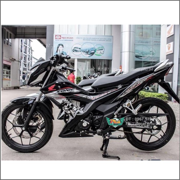 Tem rời Sonic đen nhám Mẫu 2021 (X)