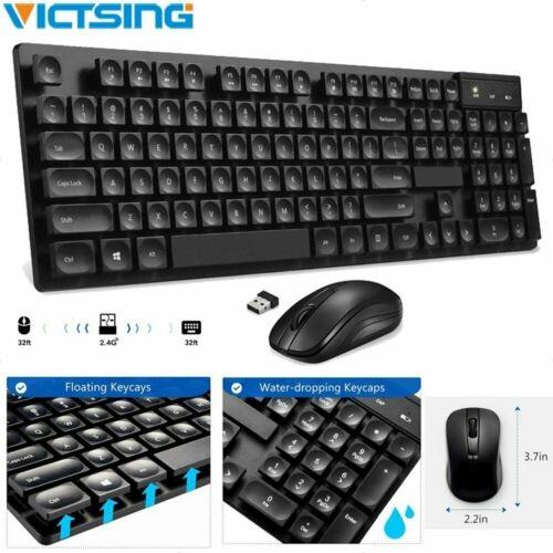 Combo bàn phím và chuột không dây - bộ bàn phím chuột - bàn phím mini không dây - bàn phím máy tính laptop bàn phím không dây và chuột không dây visting