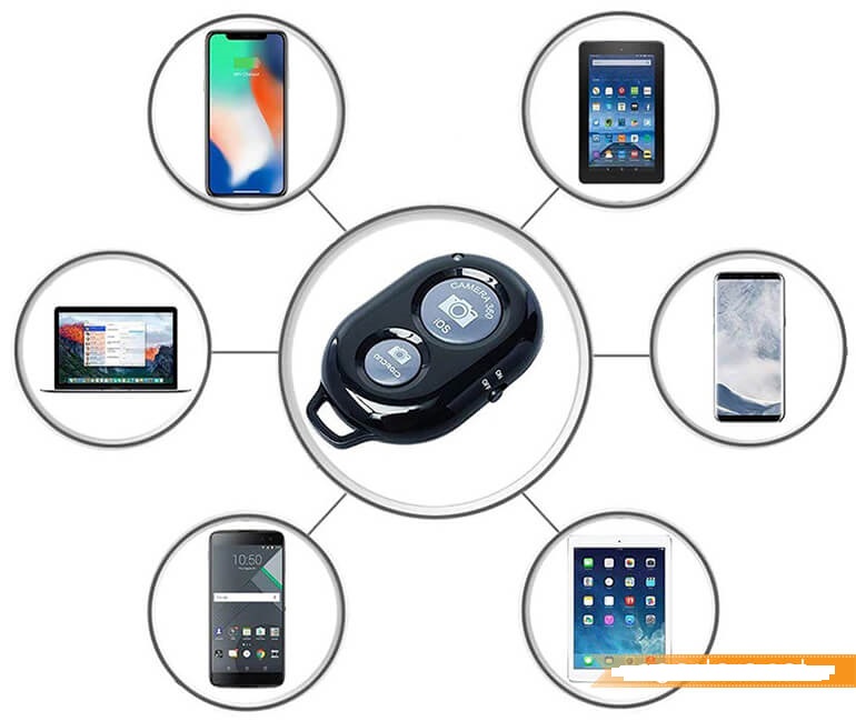 Remote chụp hình từ xa kết nối bluetooth với điện thoại android, ios ...