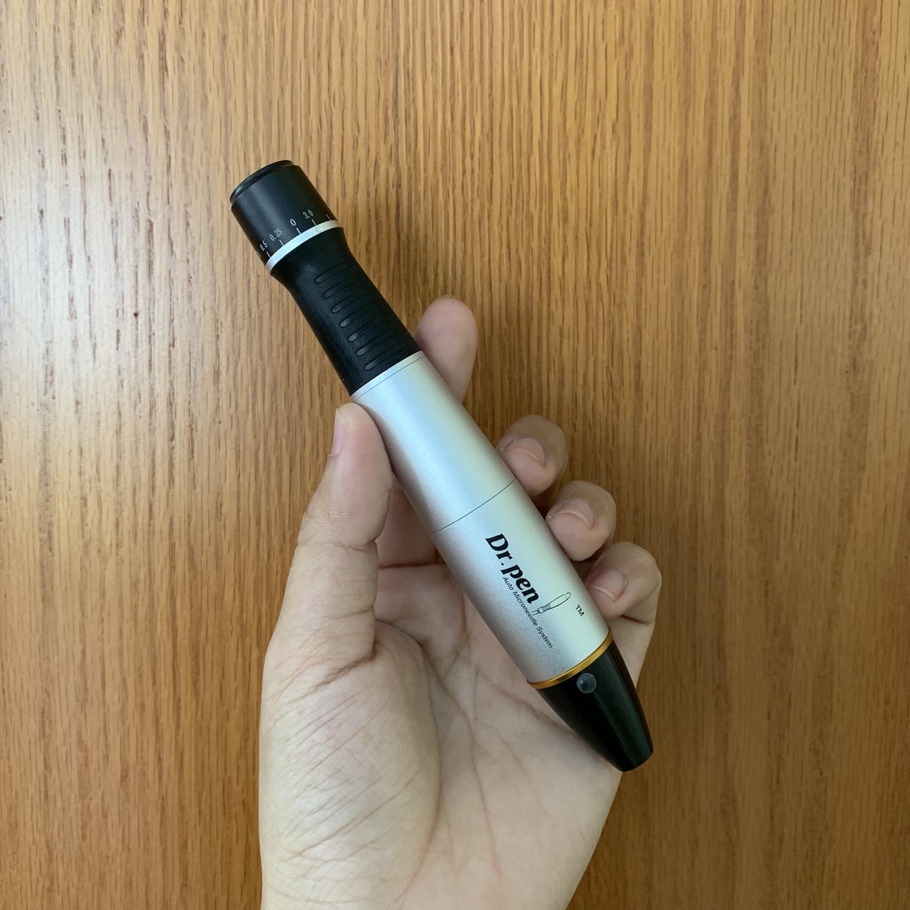 Máy Phi Kim Da Mặt Drpen A1-C - Máy cấy (Màu đen bạc - Cắm điện) - SPA88