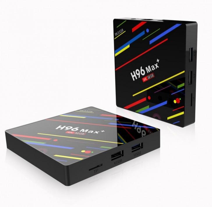 Android TV Box H96 Max+ Ram 4GB Rom 32GB - H96 Max+ 4+32G