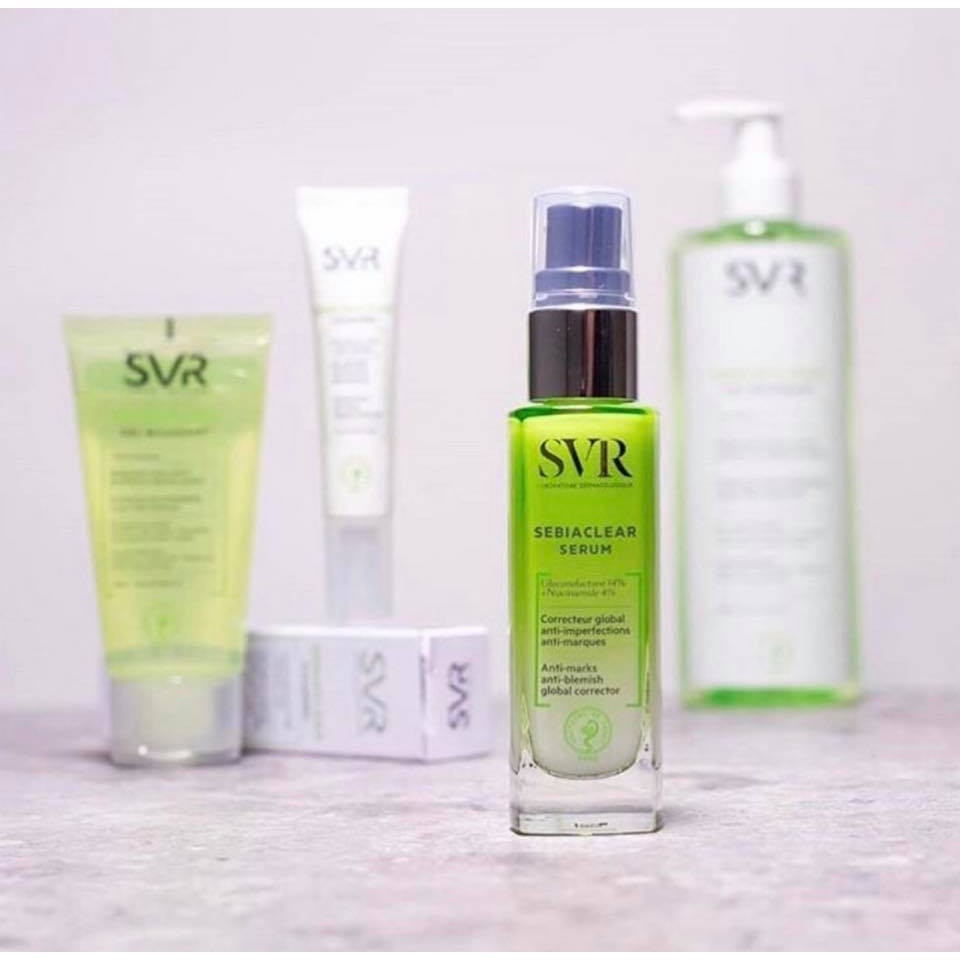Tinh chất 4% NIACINAMIDE và 14% PHA SVR Sebiaclear Serum 30ml (L2)