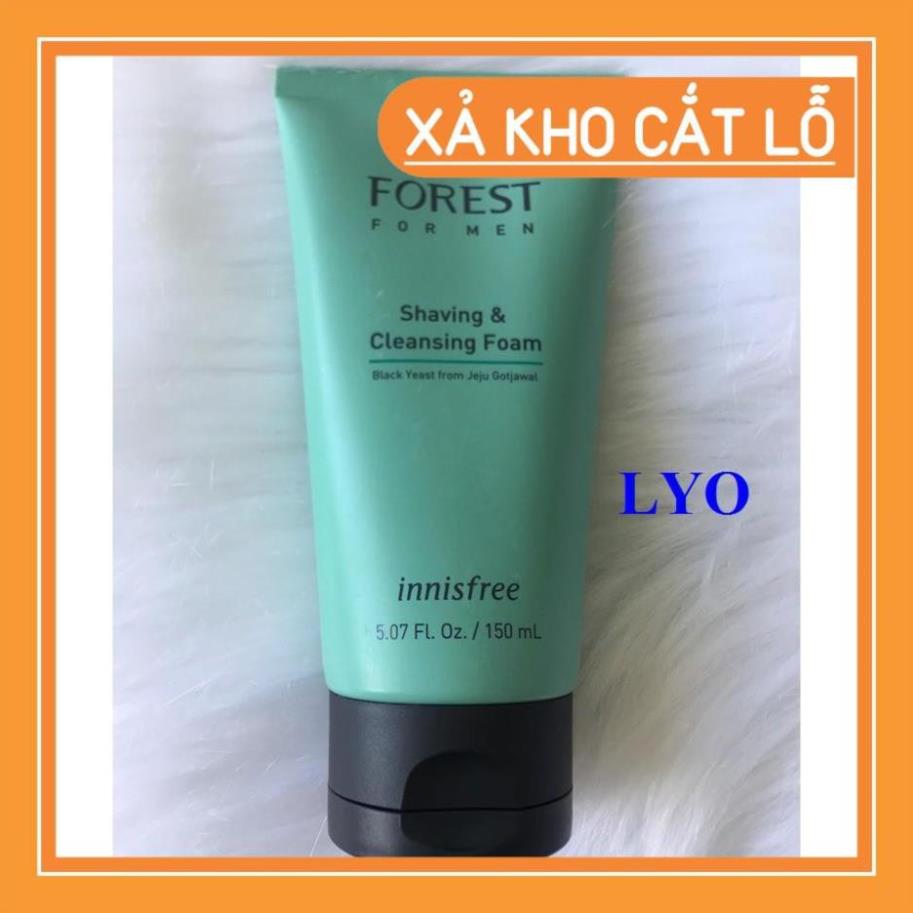Sữa Rửa Mặt Cho Nam Innisfree Forest For Men Shaving & Cleansing Foam 150ml