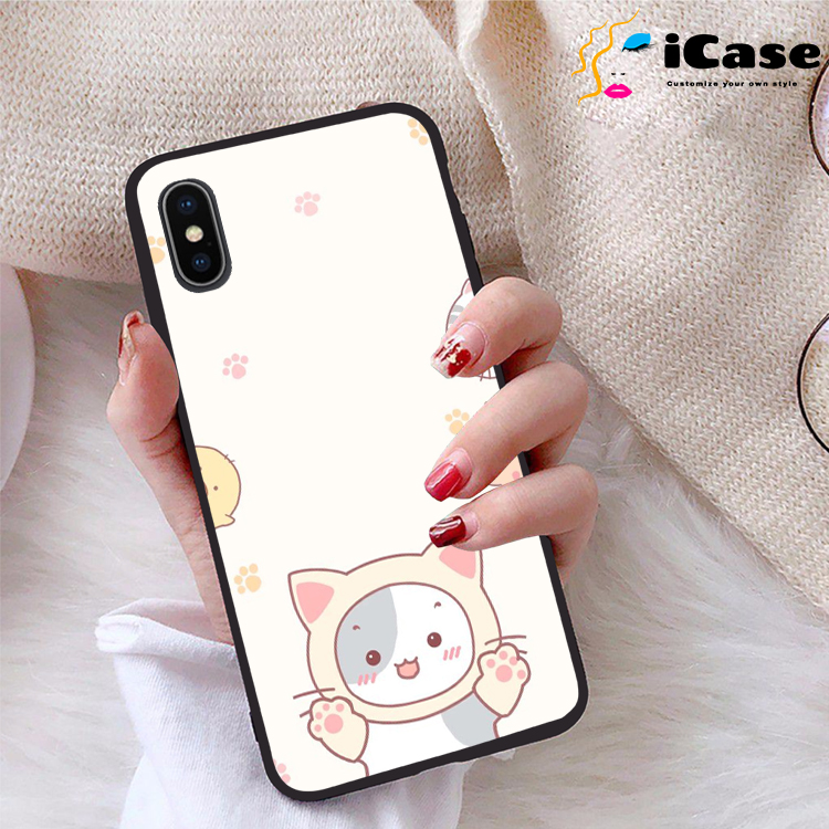 Ốp lưng iphone x viền dẻo tpu bst kawai