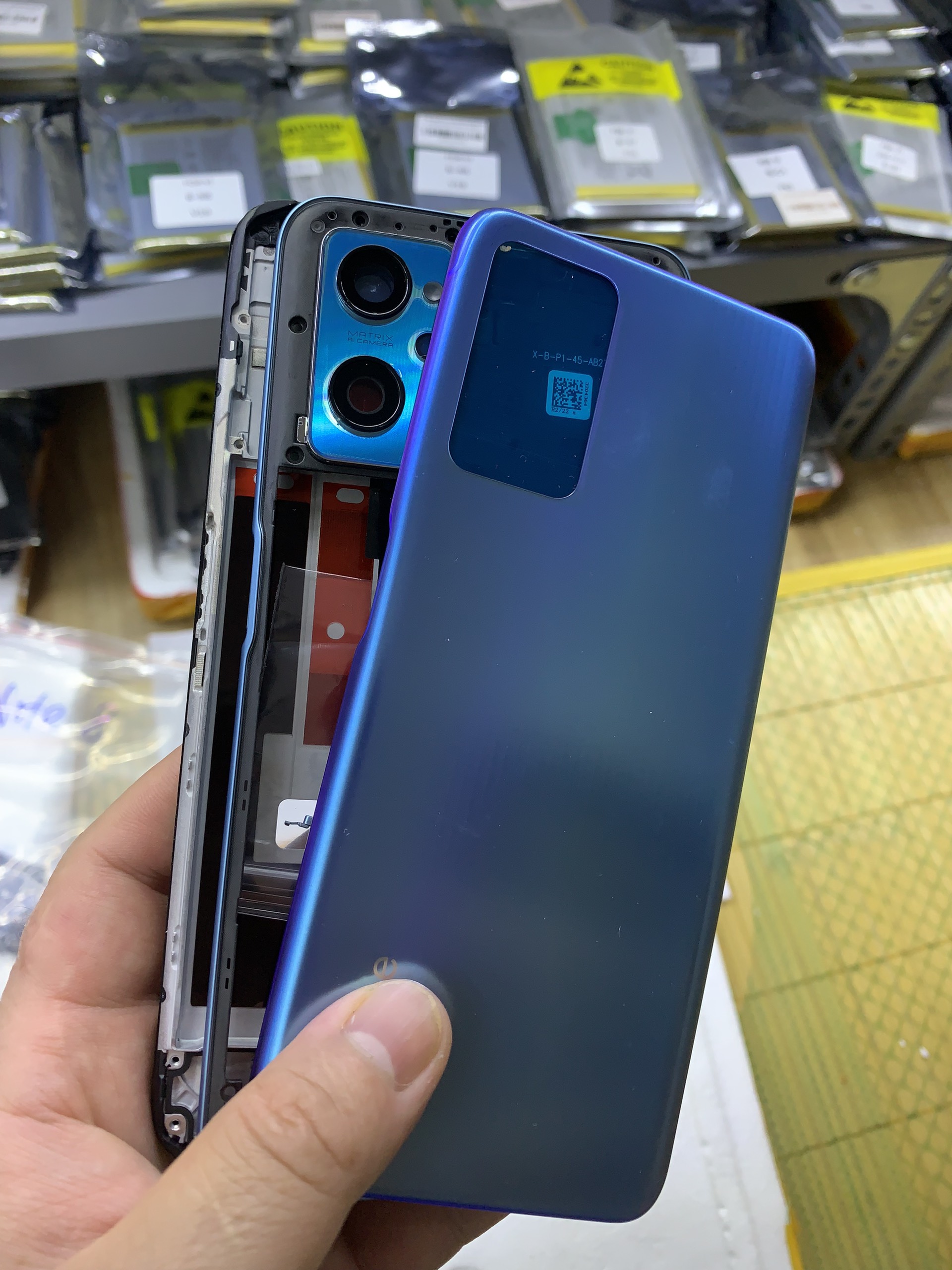 Bộ xương vỏ zin realme 9i