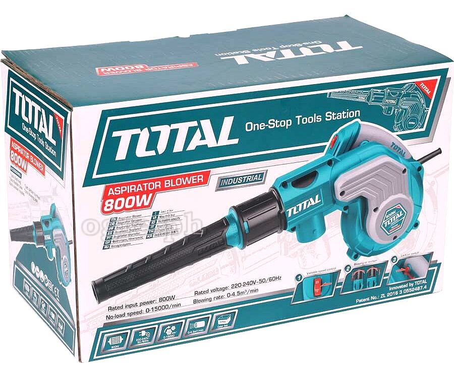 [HCM]MÁY THỔI BỤI TOTAL 800W TB2086