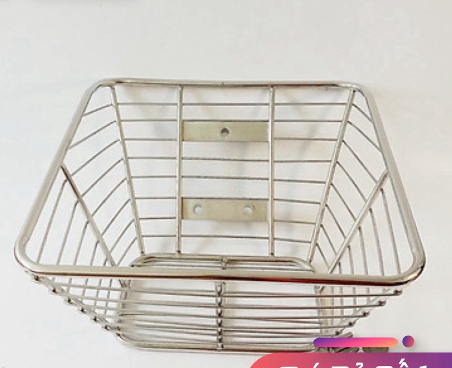 (ĐỒ CHƠI XE MÁY) Rổ INOX gắn xe DREAM, WAVE, SIRIUS, WAVE RS