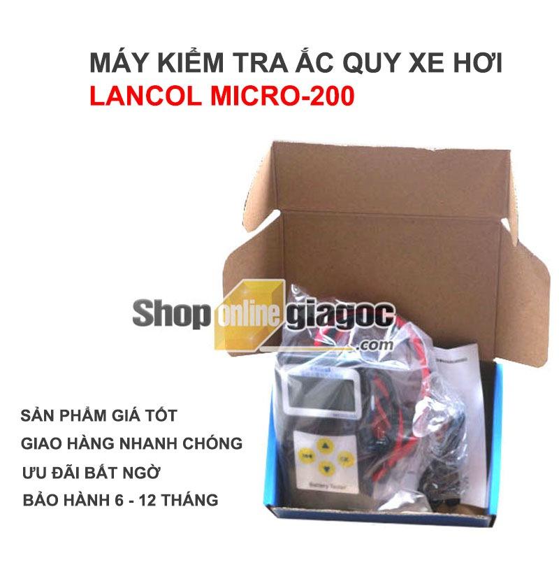 Máy Kiểm Tra Ắc Quy Xe Hơi LANCOL Micro-200
