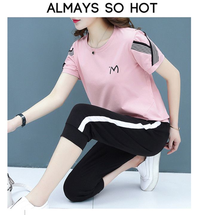 ĐỒ BỘ THỂ THAO LỬNG NỮ THÊU CHỮ M CAO CẤP