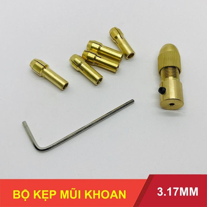 Bộ 5 Đầu Kẹp Mũi Khoan Mini