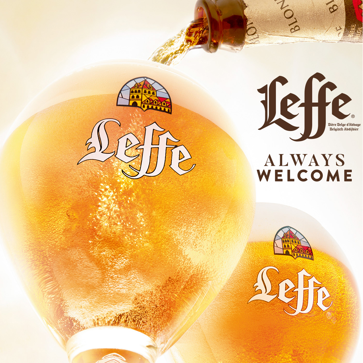 Lốc 6 Chai Bia Ale Leffe Blonde (Leffe Vàng) (330ml/ chai)