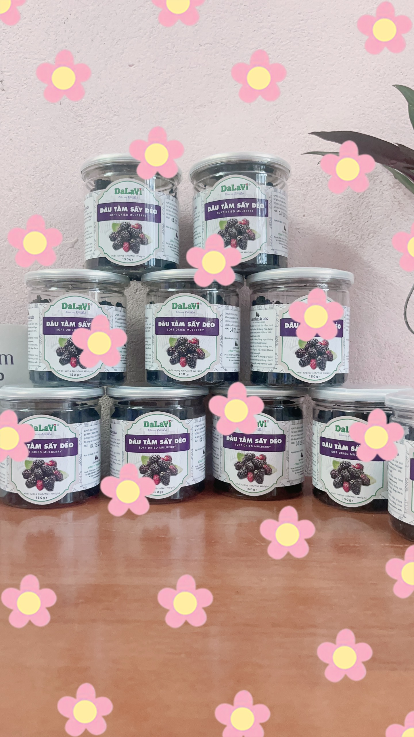 Dâu tằm Đà Lạt sấy dẻo Dalavi 150gr