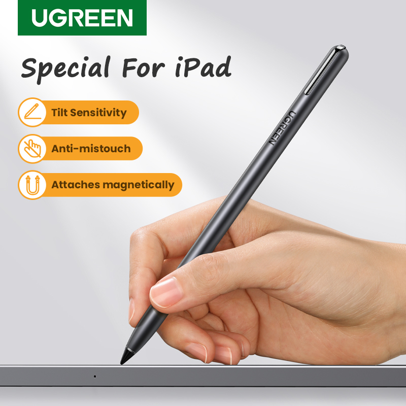 UGREEN Stylus Pen for iPad Apple Pencil Active Stylus Pen for iPad Pro 2021 2018 2020 for iPad Air3/4 ,iPad Accessories Touch Pen