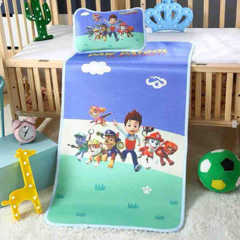 Chiếu lụa + gối điều hoà cao cấp cho bé