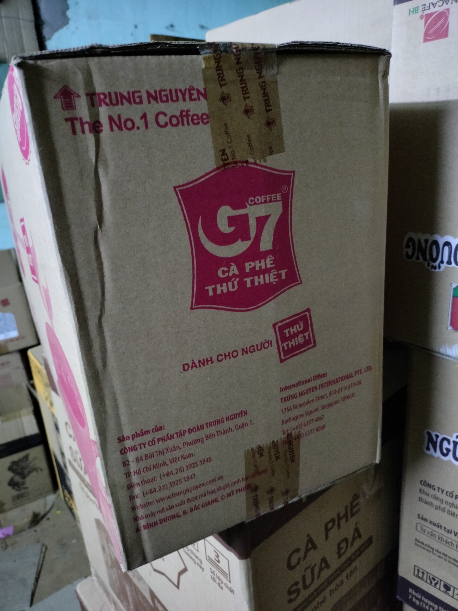 [HCM]Cà phê G7 3in1 - Bịch 100 sticks 16gr