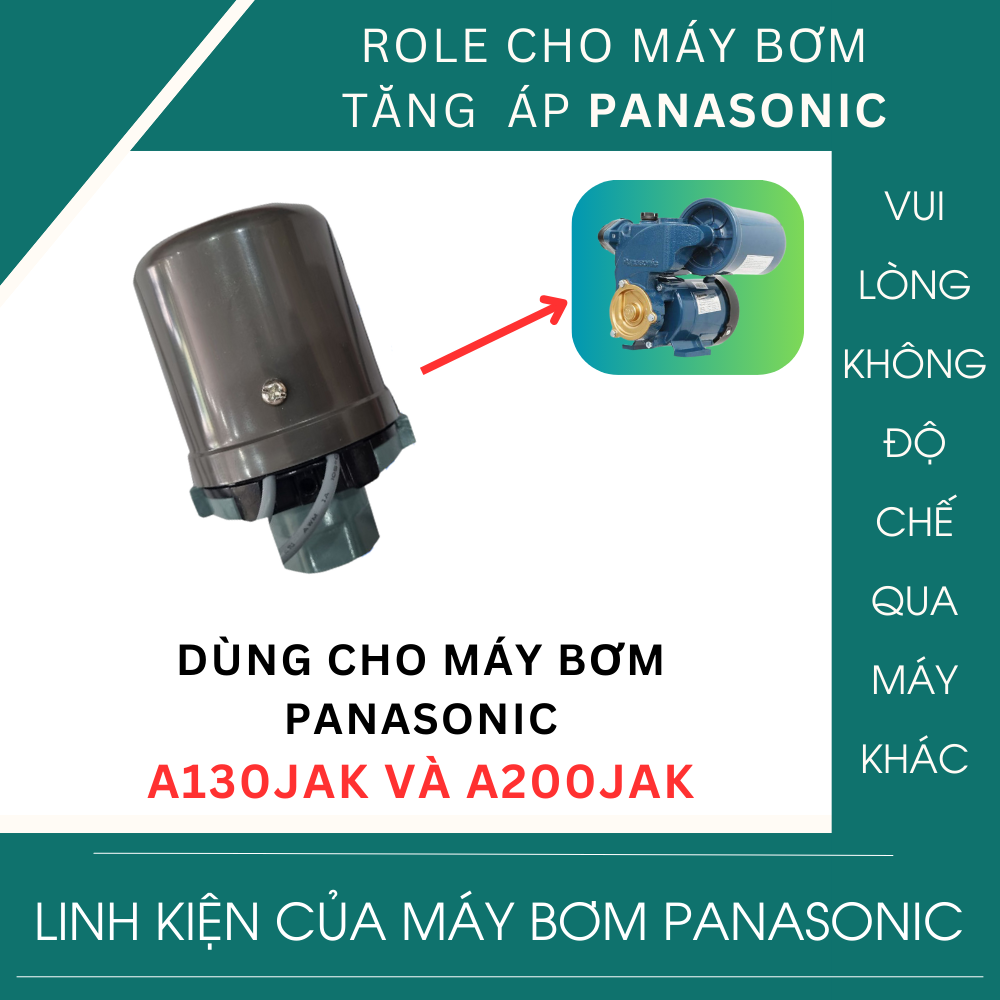 ROLE BƠM TĂNG ÁP PANASONIC