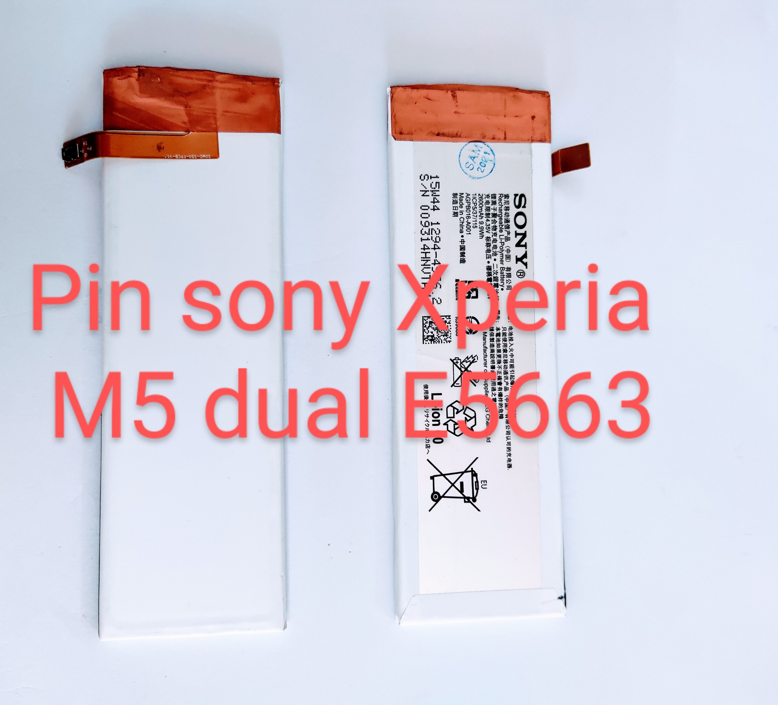 Pin Sony Xperia M5 dual