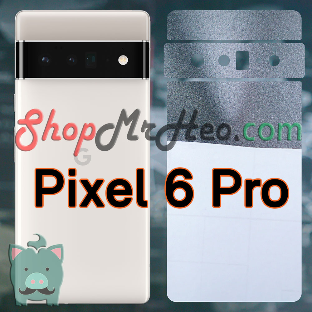 Skin Dán Mặt Sau Lưng Vân 3D Google Pixel 6 Pro - Pixel 6 5G (Carbon, Hình Hộp, Nhám, Vân Da)