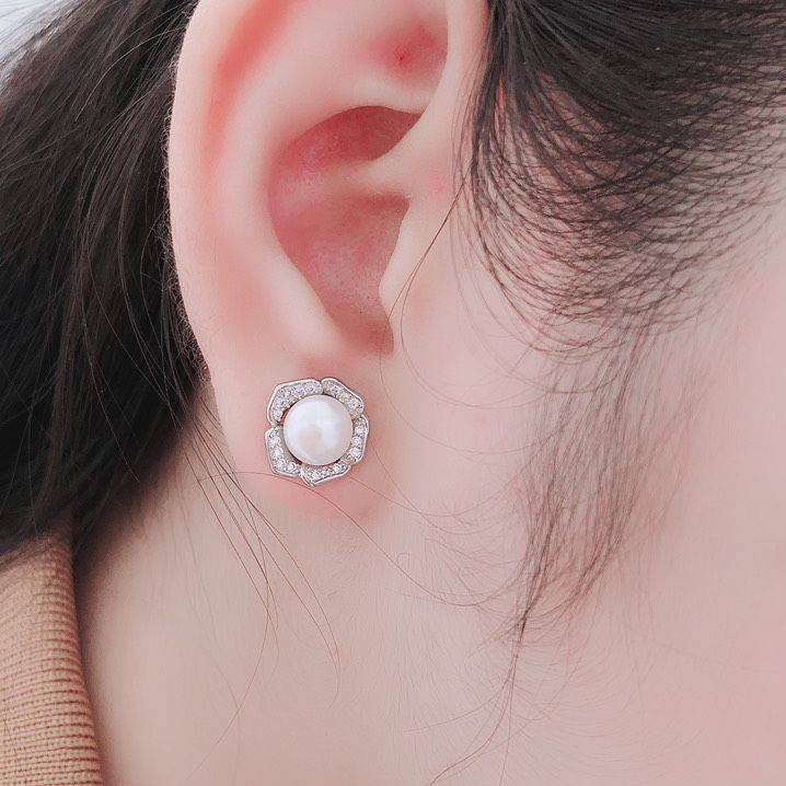 Sale Hoa Tai Ngọc Trai CN2