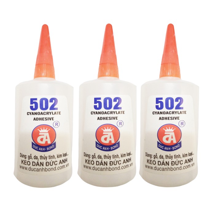 Keo 502 dán sắt  gỗ ... đa năng 90g cao cấp