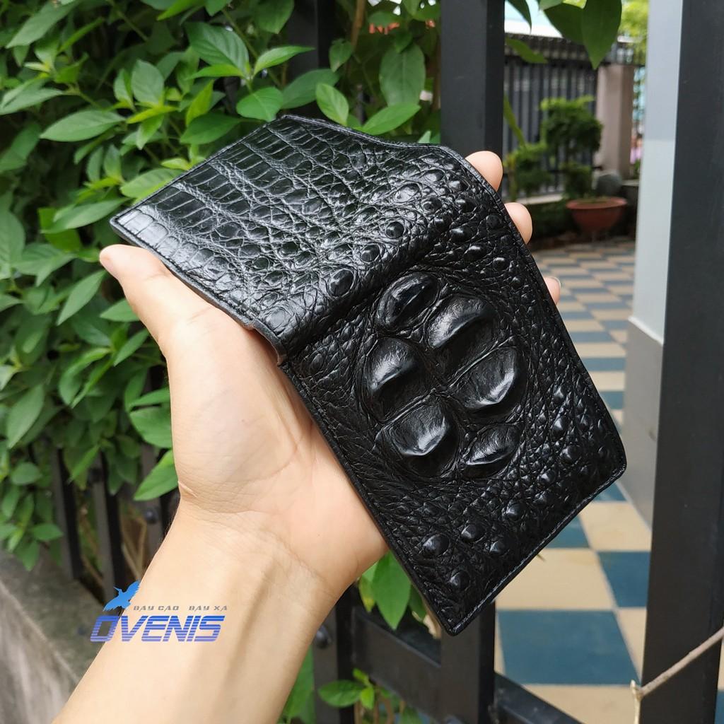 [FREE SHIP] Ví Da Cá Sấu Nam 2 Mặt. Gai Gù Đẹp Cao Cấp