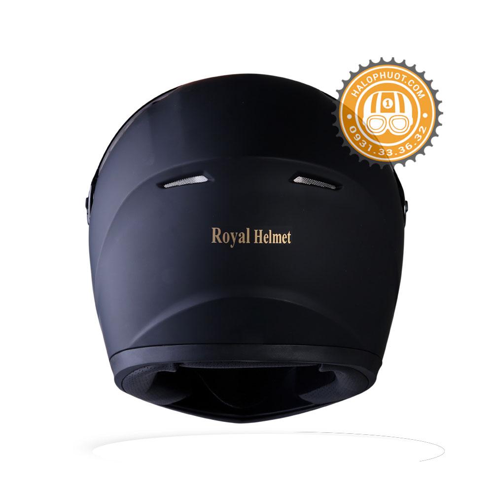 NÓN BẢO HIỂM ROYAL M136 ĐEN NHÁM (KÍNH KHÓI)