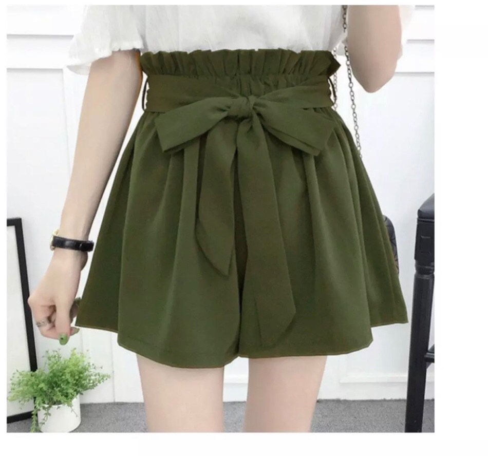QUẦN SHORT KATE CỘT NƠ THỜI TRANG  (CÓ SAI ĐẠI)
