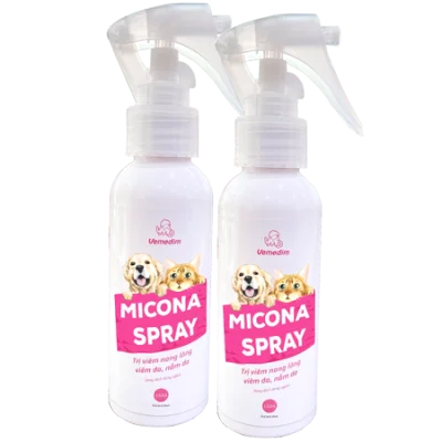 Xịt diệt nấm da cho chó mèo Micona Spray