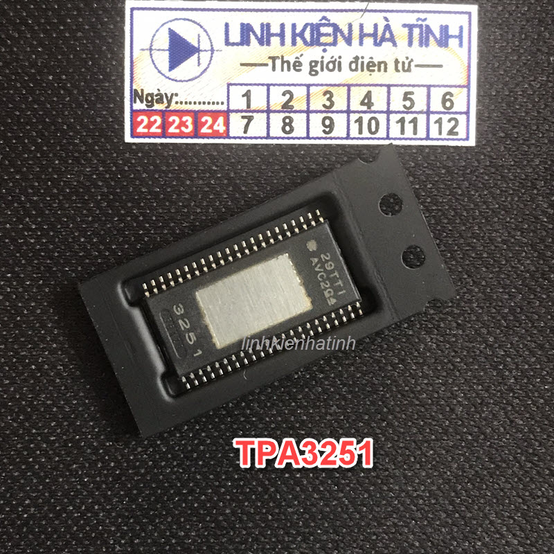 Ic công suất tpa3251 3251 class d mới nhập khẩu