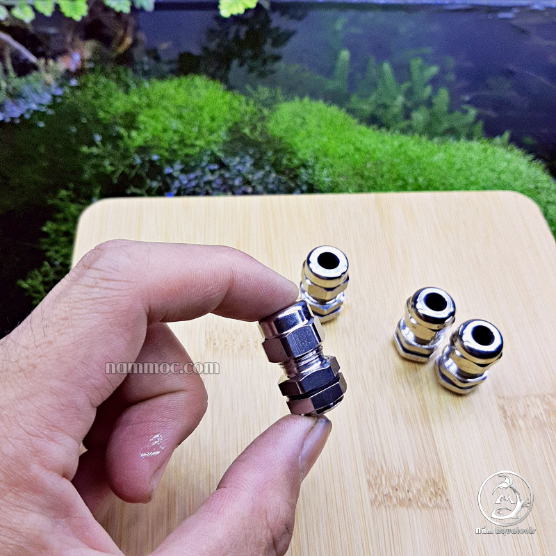 Nút PG7 INOX | Ốc Siết Cáp PG7 - Dùng Chế Lọc Phụ Kiện DIY Lọc [Loại tốt]