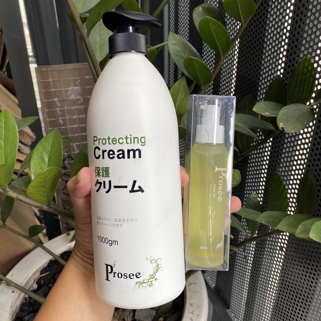 ⛱ COMBO Hấp, xịt dưỡng và tinh dầu dưỡng tóc PROSEE 1000ml/250ml/80ml