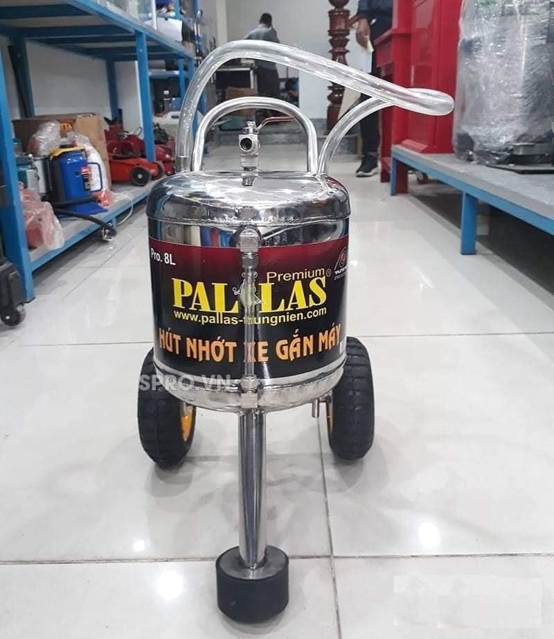 Máy hút dầu nhớt ô tô xe máy pallas 8l