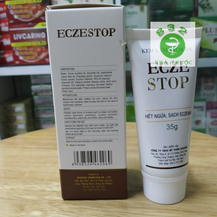 Eczestop - Kem làm sạch da, hết ngứa
